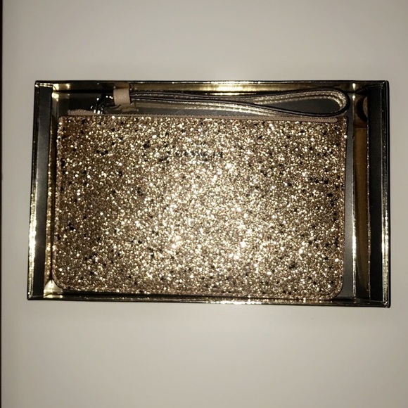 Coach Gold Wristlet - Picture 1 of 4
